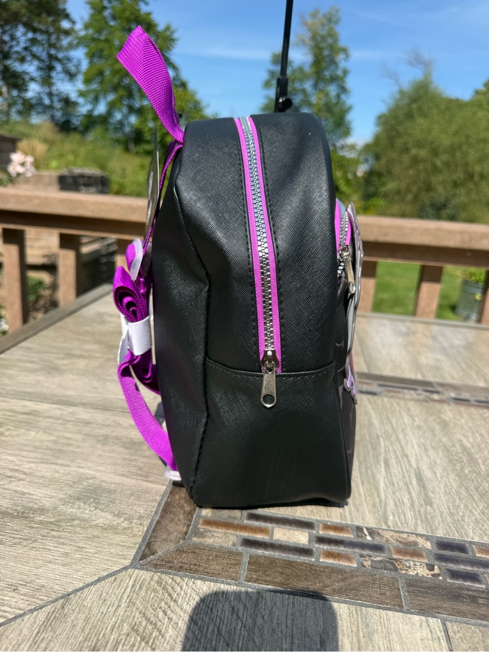 NWT Disney The Nightmare Before Christmas Jack & Sally Heart Mini Backpack - Picture 4 of 10